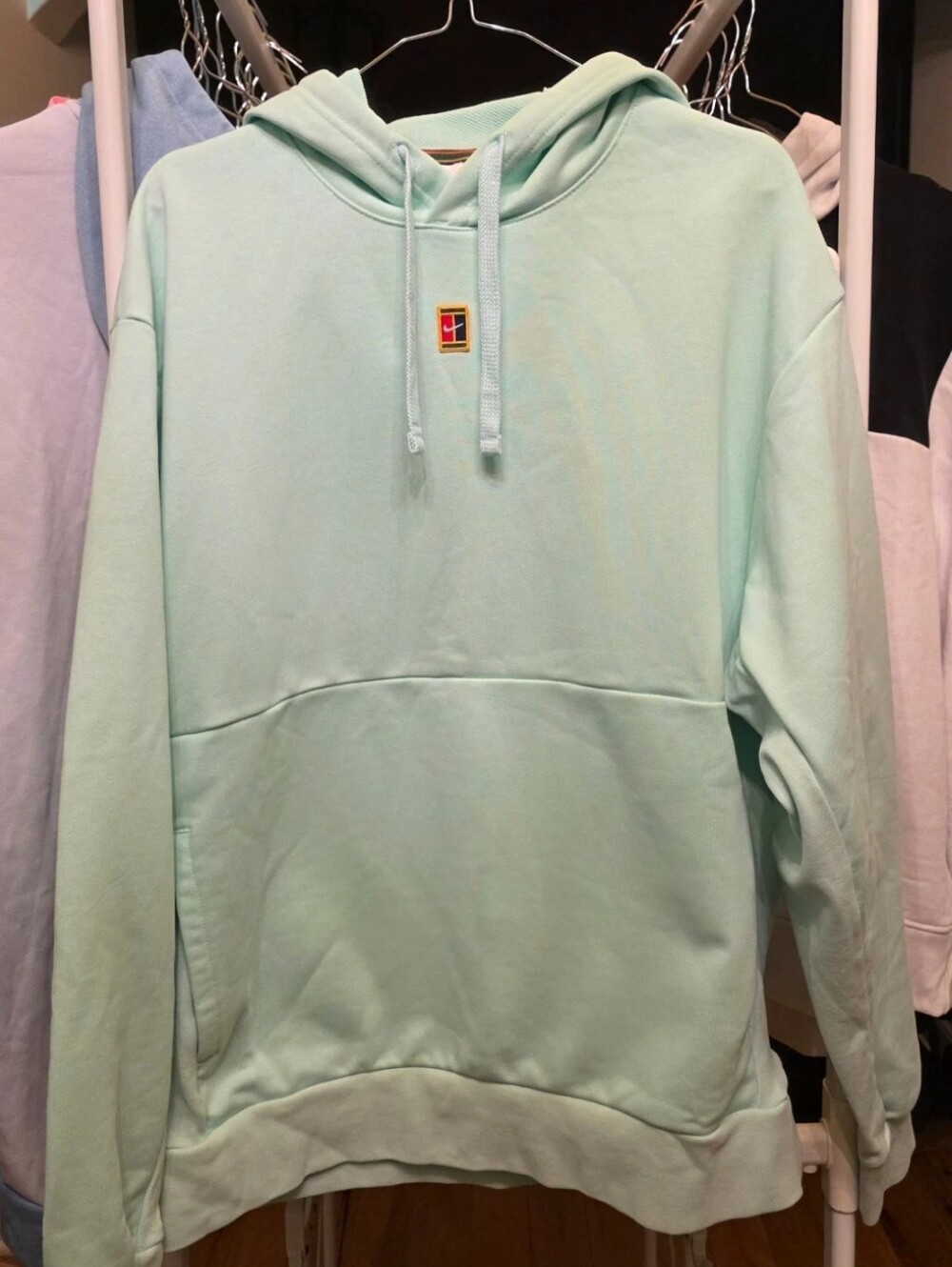 Mens Nike Hoodie Size Medium. Mint green. Never worn